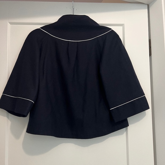 Mia Melon short navy coat - Picture 2 of 9